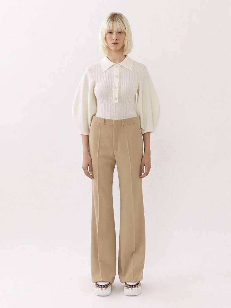 Traje Chloe Flared Beige | CHE-SR14063