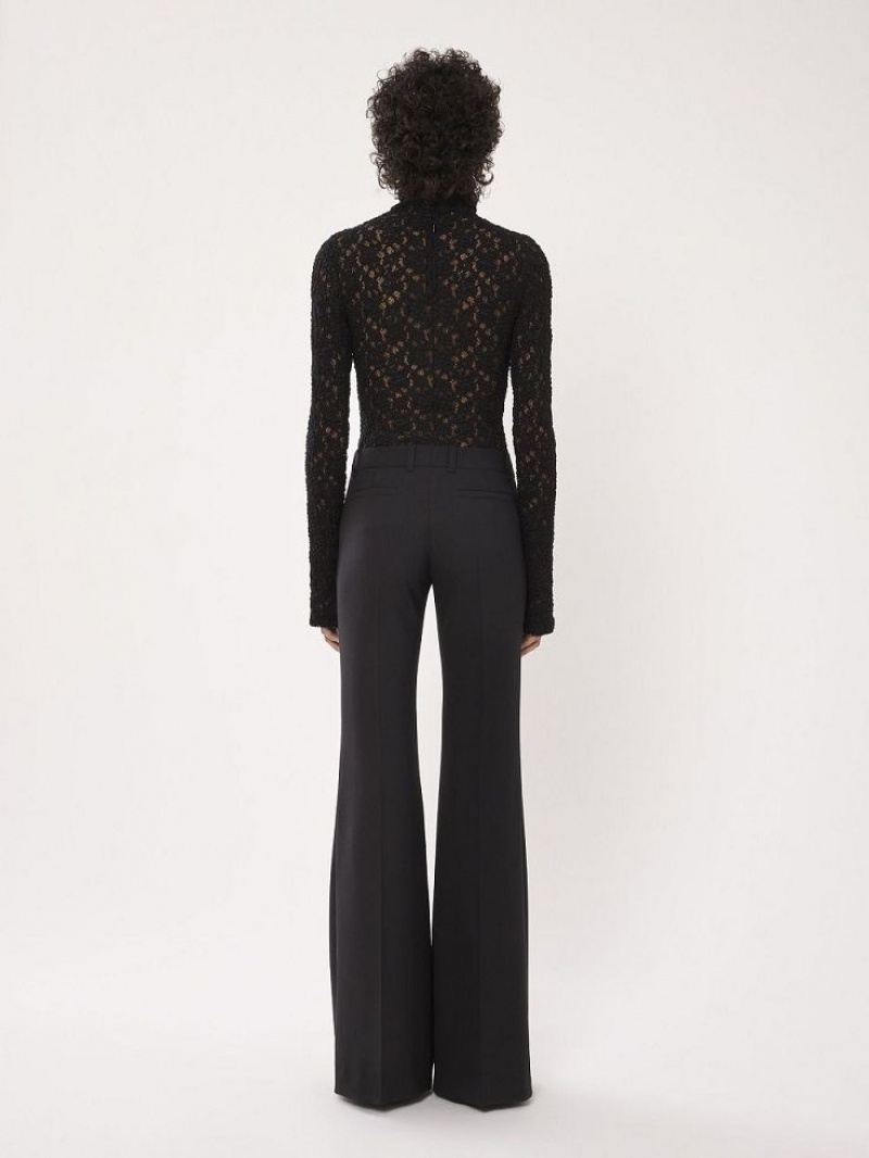 Traje Chloe Low-waist Flare Negras | CHE-SR14040