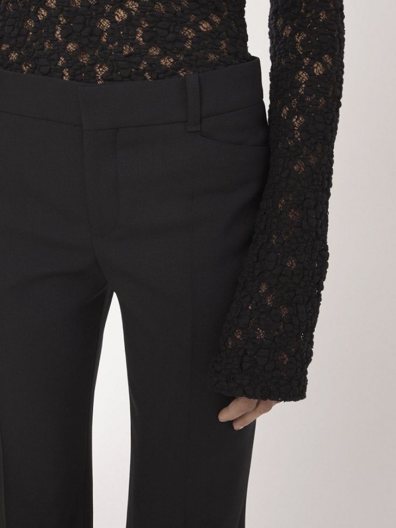 Traje Chloe Low-waist Flare Negras | CHE-SR14040