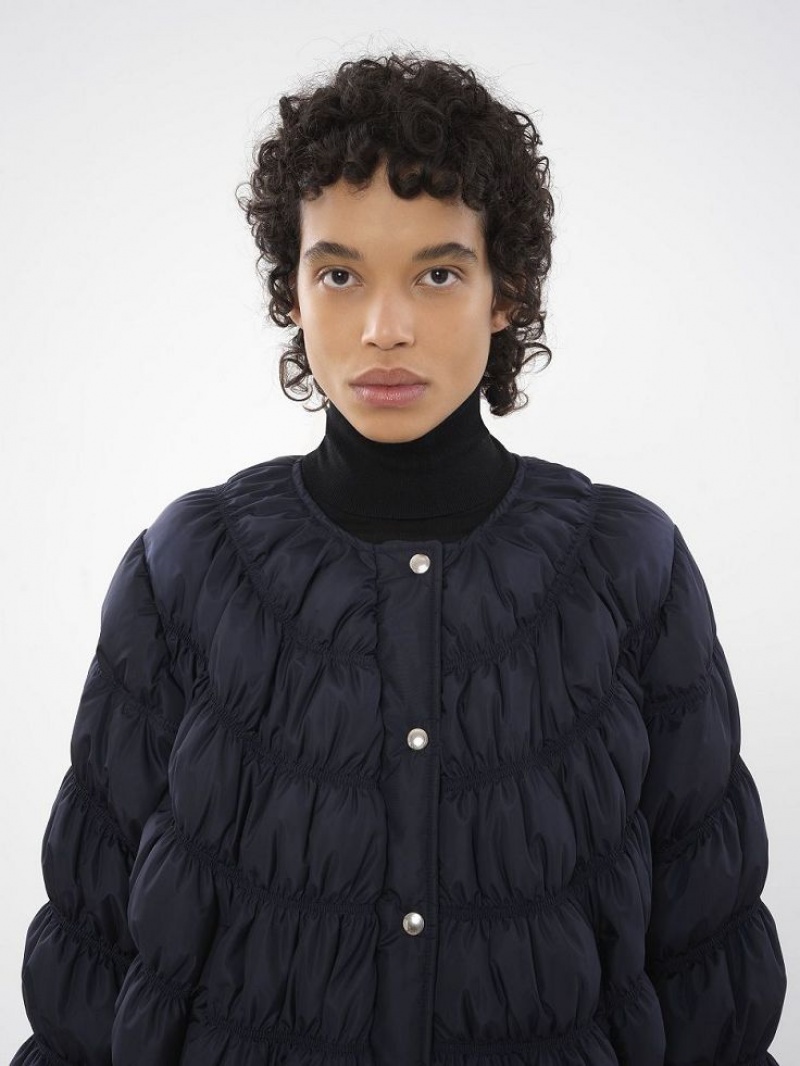 Traje Chloe Ruched Puffer Azules | CHE-SR14041
