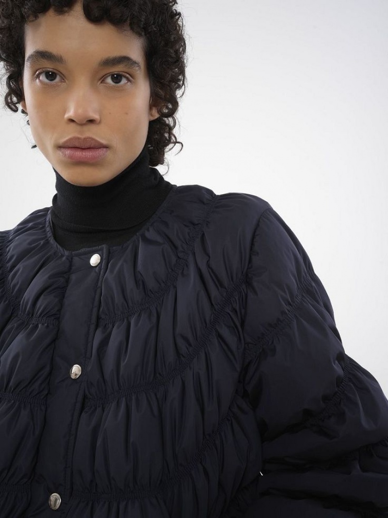 Traje Chloe Ruched Puffer Azules | CHE-SR14041