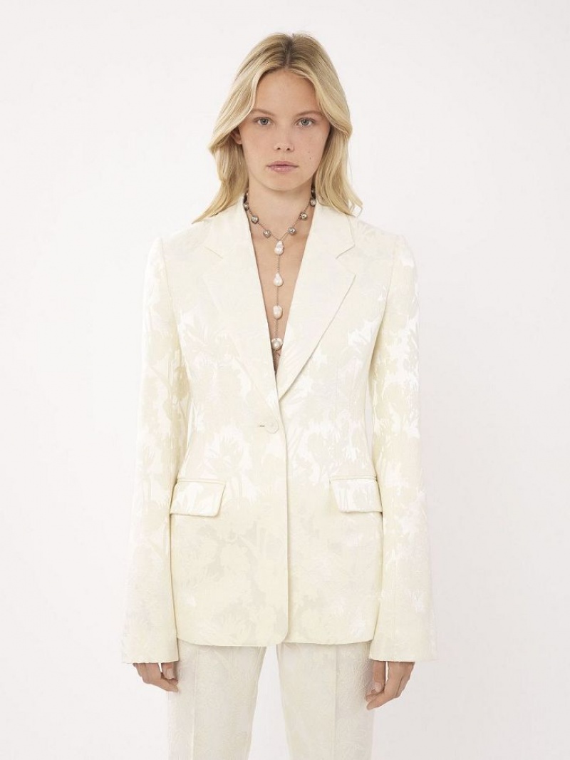 Traje Chloe Single-breasted Blancas | CHE-SR14031