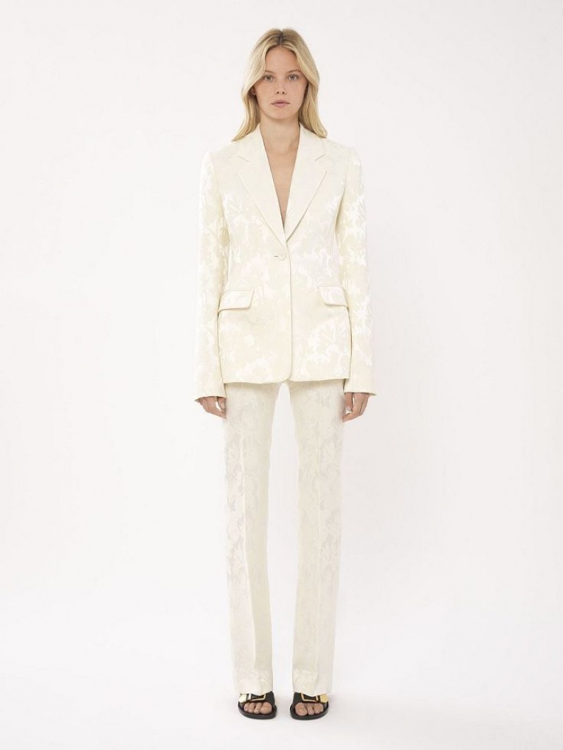 Traje Chloe Single-breasted Blancas | CHE-SR14031