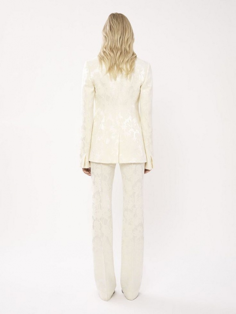 Traje Chloe Single-breasted Blancas | CHE-SR14031
